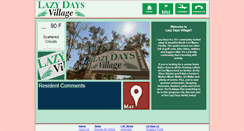 Desktop Screenshot of lazydaysvillage.com